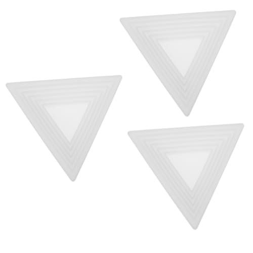 jojofuny 3 Stck. Silikonform Herstellung am Stiel Backen epoxidharz handgefertigte Handwerksform Gießform für Nussschalen aus Harz DIY - dreieckige Schalenform Kieselgel Weiß jojofuny 3 Stck. Silikonform Herstellung am Stiel Backen epoxidharz handgefertigte Handwerksform Gießform für Nussschalen aus Harz DIY - dreieckige Schalenform Kieselgel Weiß von jojofuny