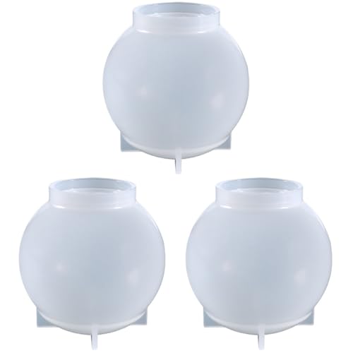 jojofuny 3 StüCke Silikonform Kugel: 8cm Kristallkugel Silikonform FüR Epoxidharz, Runde Epoxidharz Formen FüR Basteln, Kunst, Kerzen, Seifenherstellung - Gießform Blumenkugel jojofuny 3 StüCke Silikonform Kugel: 8cm Kristallkugel Silikonform FüR Epoxidharz, Runde Epoxidharz Formen FüR Basteln, Kunst, Kerzen, Seifenherstellung - Gießform Blumenkugel von jojofuny