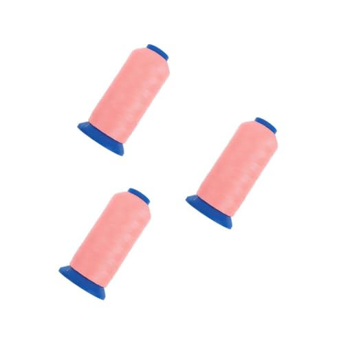 jojofuny 3 Stück 3000 Nachtlicht Glühgarn Faden für Nähmaschine Nähen leuchtendes Stickgarn Stickfaden abc wickeltasche säckchen gartasche leuchtende Nähgarnspule Stickerei leuchtende Fäden von jojofuny