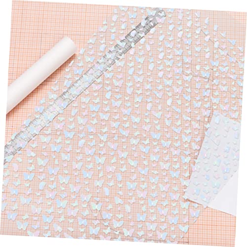 jojofuny 3 Stück Bestickte Schmetterlinge Spitzenborte aus Mesh mit Farbverlauf Blau Langlebiges Spitzenband für Diy Bastelprojekte Kleidung Hochzeit Tanz und Heimdekoration von jojofuny
