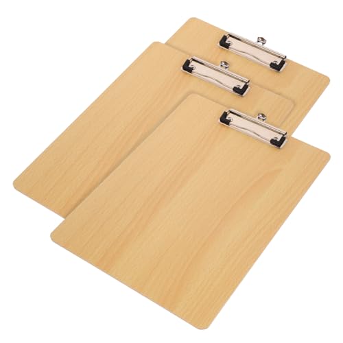 jojofuny 3 Stück Clipboard Multifunktionale Schreibplatte Robuste Dokumentenablage für Büro Schule und Zuhause für Präsentationen und Formularbearbeitung von jojofuny