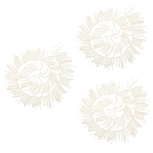 jojofuny 3 Stück Decorative Perlensaum mit Quasten Hochwertige Perlenverzierung für Kleidung Diy Projekte und Bastelarbeiten Dekoration für Kleider und Accessoires jojofuny 3 Stück Decorative Perlensaum mit Quasten Hochwertige Perlenverzierung für Kleidung Diy Projekte und Bastelarbeiten Dekoration für Kleider und Accessoires von jojofuny