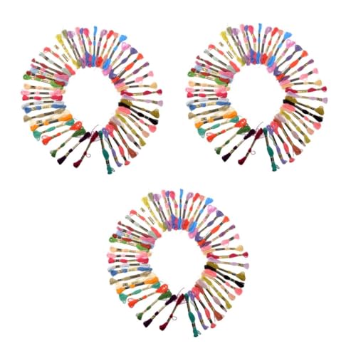 jojofuny 3 Stück Farben Baumwoll Stickgarn Kreuzstich und Nähgarn für Diy Bastelprojekte Freundschaftsarmbänder und Handarbeiten jojofuny 3 Stück Farben Baumwoll Stickgarn Kreuzstich und Nähgarn für Diy Bastelprojekte Freundschaftsarmbänder und Handarbeiten von jojofuny