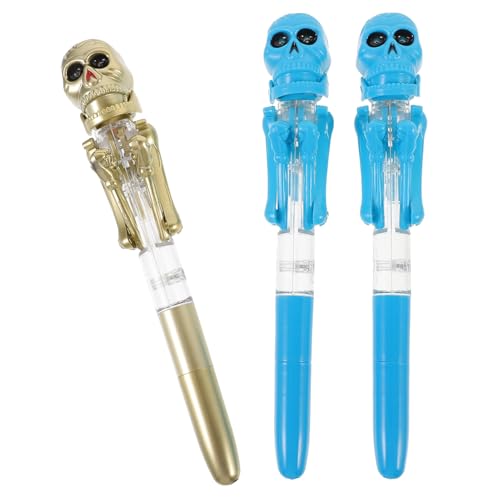 jojofuny 3 Stück Halloween Kugelschreiber mit Leuchteffekt Kreative Stifte mit Kürbis und Schädelmotiven für Partys Zufällige Designs Zufällige Farbe Zufällige Farbe jojofuny 3 Stück Halloween Kugelschreiber mit Leuchteffekt Kreative Stifte mit Kürbis und Schädelmotiven für Partys Zufällige Designs Zufällige Farbe Zufällige Farbe von jojofuny