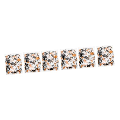 jojofuny 3 Stück Halloween Tischdeko PVC Glitzer Streudeko mit Kürbis Spinne Geist und Fledermaus Bunte Halloween Party Streu für Tisch Einladungen und Geschenkbeutel Grusel Dekoration von jojofuny