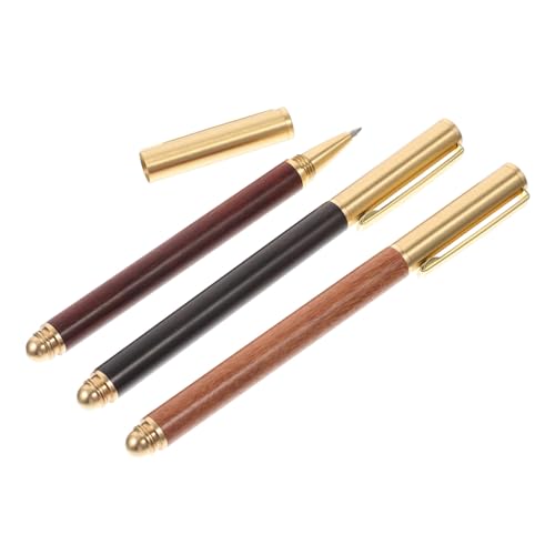 jojofuny 3 Stück Hölzerne Signature -Stift -Set feine Tippstifte flipchart stifte Holzstift Schreibstift Schreibtischstift Zeichenstifte Stifte signieren Schild Stift Signaturstifte Messing jojofuny 3 Stück Hölzerne Signature -Stift -Set feine Tippstifte flipchart stifte Holzstift Schreibstift Schreibtischstift Zeichenstifte Stifte signieren Schild Stift Signaturstifte Messing von jojofuny