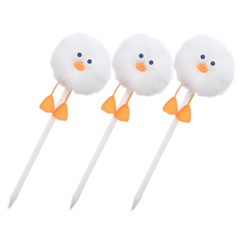jojofuny 3 Stück Kugelschreiber Aus Entenhaar Flauschiger Bommelstift Pom-pom-stift Süße Stifte Für Frauen Lustige Stifte Für Mädchen Unscharfer Stift Lustiges Stiftmädchen Plastik Weiß jojofuny 3 Stück Kugelschreiber Aus Entenhaar Flauschiger Bommelstift Pom-pom-stift Süße Stifte Für Frauen Lustige Stifte Für Mädchen Unscharfer Stift Lustiges Stiftmädchen Plastik Weiß von jojofuny