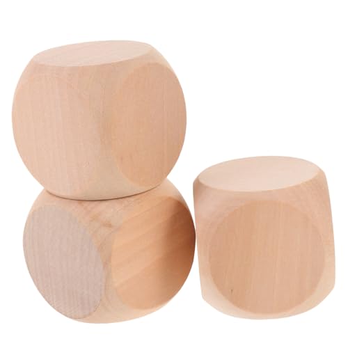 jojofuny 3 Stück Leere Holzwürfel Würfelspiel große Leere Würfel unvollendet Leere würfel beschreibe Würfel quadratische Holzblöcke Standard-Spielwürfel Zubehör für Brettspiele jojofuny 3 Stück Leere Holzwürfel Würfelspiel große Leere Würfel unvollendet Leere würfel beschreibe Würfel quadratische Holzblöcke Standard-Spielwürfel Zubehör für Brettspiele von jojofuny