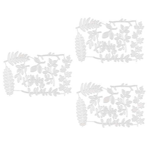 jojofuny 3 Stück Metallmesser -Messerform aus Metall Herstellung Schneidwerkzeug Scrapbooking Stanzformen Fotoalbum Stanzschablone Metallschablone Kohlenstoffstahl Silver von jojofuny