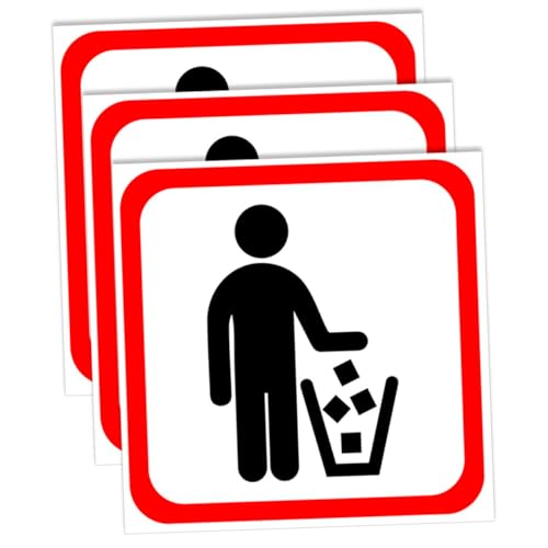 jojofuny 3 Stück Mülltonnenaufkleber für Zuhause PVC Selbstklebend Abfallbehälter Sticker für Wohnzimmer und Büro Einfache Anbringung und Rückstandslos Entfernbar jojofuny 3 Stück Mülltonnenaufkleber für Zuhause PVC Selbstklebend Abfallbehälter Sticker für Wohnzimmer und Büro Einfache Anbringung und Rückstandslos Entfernbar von jojofuny