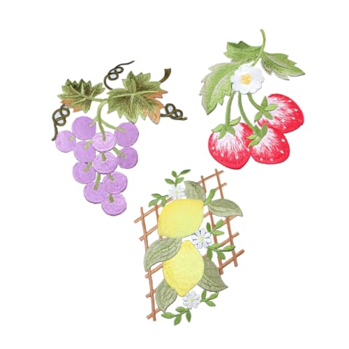 jojofuny 3 Stück Obst-Stickerei-Patch Stoffflicken für Kleidung gestickte Aufnäher Tuch aufbügler für jacken aufnäher für jacke Patches reparieren Applikationen zum Nähen von Kleidern jojofuny 3 Stück Obst-Stickerei-Patch Stoffflicken für Kleidung gestickte Aufnäher Tuch aufbügler für jacken aufnäher für jacke Patches reparieren Applikationen zum Nähen von Kleidern von jojofuny