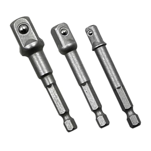 jojofuny 3 Stück Power Drill Socket Adapter Metall Schnellwechsel Impact Grade Für Automobil Schlagschrauber Bohrer Kompatibel Vielseitiger Stecknuss Adapter jojofuny 3 Stück Power Drill Socket Adapter Metall Schnellwechsel Impact Grade Für Automobil Schlagschrauber Bohrer Kompatibel Vielseitiger Stecknuss Adapter von jojofuny
