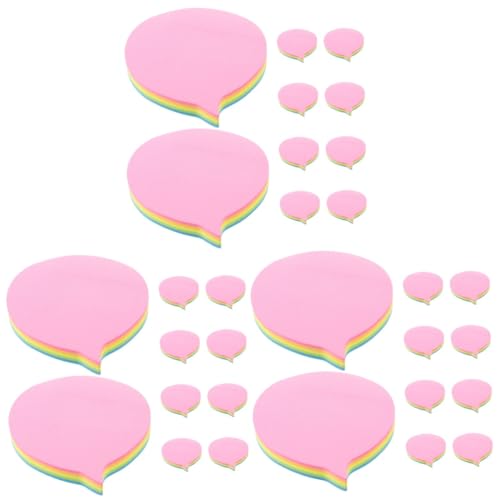 jojofuny 3 Stück Selbstklebende Notizblätter Haftnotizen mit Starker Haftkraft Memo Pads für Büro und Schule Erinnerungen und Notizen von jojofuny