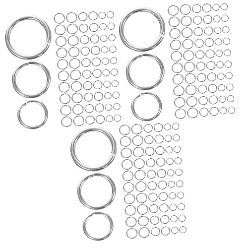 jojofuny 3 Stück Silber Sprungringe Diy Schmuckzubehör für Armbänder Schlüsselanhänger mit Ringen für Handarbeiten jojofuny 3 Stück Silber Sprungringe Diy Schmuckzubehör für Armbänder Schlüsselanhänger mit Ringen für Handarbeiten von jojofuny