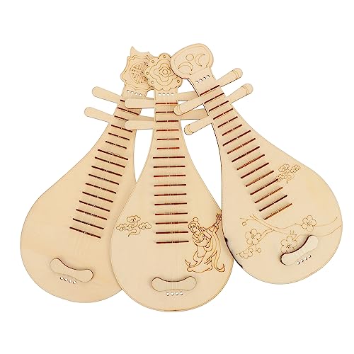 jojofuny 3stücke DIY Holz-pipa Für Junge Mädchen Chinesisches Musikinstrument Bastelspielzeug Musikalischem Talent Und Künstlerischer Ausdrucksfähigkeit Designs Ohne Muster Antike Maid von jojofuny