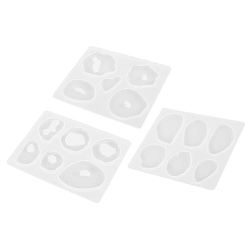 jojofuny 3 Stück Teiliges Silikon Diy Formen für Unregelmäßige Anhänger Flexible Epoxidharz Gießformen für Halsketten Schmuckherstellung Wiederverwendbar und Robust für Kreative Bastelideen jojofuny 3 Stück Teiliges Silikon Diy Formen für Unregelmäßige Anhänger Flexible Epoxidharz Gießformen für Halsketten Schmuckherstellung Wiederverwendbar und Robust für Kreative Bastelideen von jojofuny