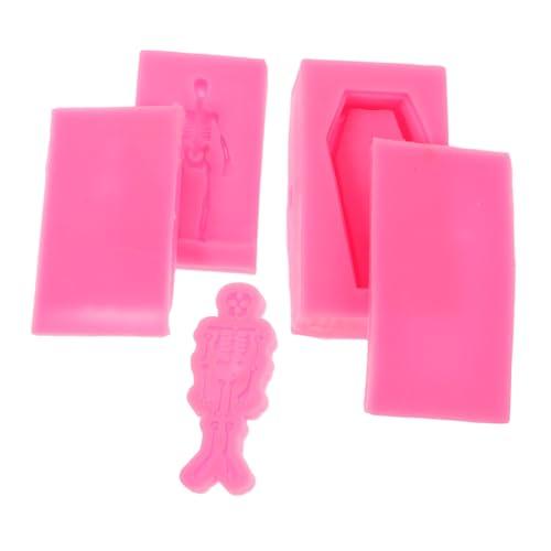 jojofuny 3 Stück Teiliges Skelett Coffin Silikonform für Halloween DIY Schlüsselanhänger Flexible Epoxidharz Gießform Detailreiche Knochenform für Schmuck Polymer und Dekoration jojofuny 3 Stück Teiliges Skelett Coffin Silikonform für Halloween DIY Schlüsselanhänger Flexible Epoxidharz Gießform Detailreiche Knochenform für Schmuck Polymer und Dekoration von jojofuny