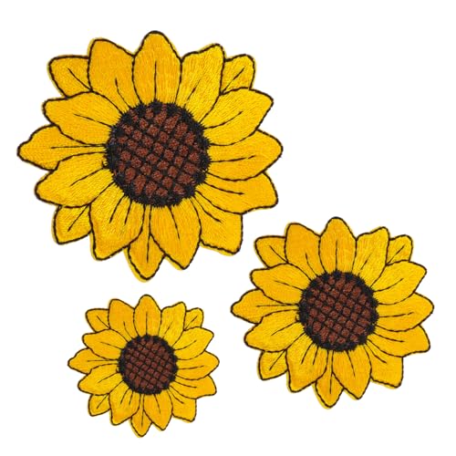 jojofuny 3 Stück Teiliges Sonnenblumen Stickerei Bügelbild Zarte Bestickte Applikationen für Kleidung und DIY Lebendige Farben für Jacken Kleider Jeans und Kinderbekleidung jojofuny 3 Stück Teiliges Sonnenblumen Stickerei Bügelbild Zarte Bestickte Applikationen für Kleidung und DIY Lebendige Farben für Jacken Kleider Jeans und Kinderbekleidung von jojofuny