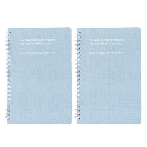 jojofuny 3 Stücke Teiliges Spiralnotizbuch Praktische Notizblöcke für Schule Büro und Alltag Leicht Tragbar für Notizen Planung und Inspiration Minimalistisches Design für Studenten Lehrer von jojofuny