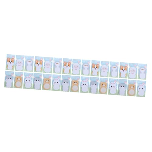 jojofuny 30 Sätze Cartoon-haftnotiz Klebestreifen Karikatur Pads Notizpolster Klein Memo Notizen Notizbilder Registerkarten Entzückende Klebelaschen Notepad Abreißen Papier von jojofuny