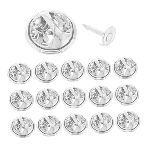 jojofuny 30 Sätze Metall Schmetterling Verschluss Anstecknadeln Vielseitige Broschennadeln für Schals Ärmel Hüte Revers DIY Schmuckherstellung Silberfarbene Pin Rückseiten Zubehör jojofuny 30 Sätze Metall Schmetterling Verschluss Anstecknadeln Vielseitige Broschennadeln für Schals Ärmel Hüte Revers DIY Schmuckherstellung Silberfarbene Pin Rückseiten Zubehör von jojofuny