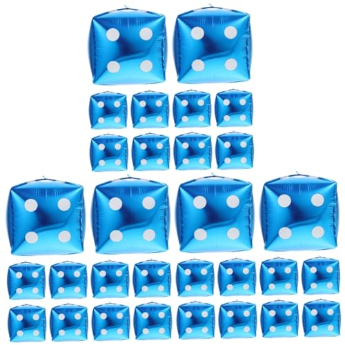 jojofuny 3sets Folie Ballons Würfel Aluminium Themed Party Supplies Für Geburtstag Hintergrund 10 Stücke * 3 jojofuny 3sets Folie Ballons Würfel Aluminium Themed Party Supplies Für Geburtstag Hintergrund 10 Stücke * 3 von jojofuny