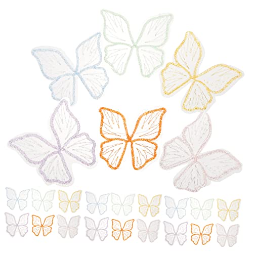 jojofuny 30 Stück Schmetterlings Patches für Diy Kleidung Bunte Applikationen zur Dekoration Vielseitige Nähzubehör für Kleidung Taschen und Mehr jojofuny 30 Stück Schmetterlings Patches für Diy Kleidung Bunte Applikationen zur Dekoration Vielseitige Nähzubehör für Kleidung Taschen und Mehr von jojofuny