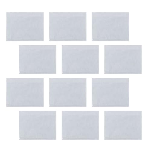 jojofuny 30 Stück Selbstklebende Kartenhüllen aus Kunststoff Transparente Etikettenhalter für Visitenkarten und Flashcards für Organisation und Schutz von Karten von jojofuny