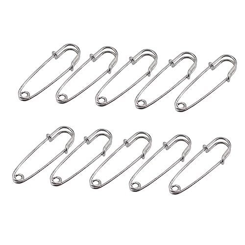 jojofuny 30 Stück Sicherheitsnadeln Strapazierfähigem Nickel Beschichtetem Metall für Bastelarbeiten Decken und Schmuck jojofuny 30 Stück Sicherheitsnadeln Strapazierfähigem Nickel Beschichtetem Metall für Bastelarbeiten Decken und Schmuck von jojofuny