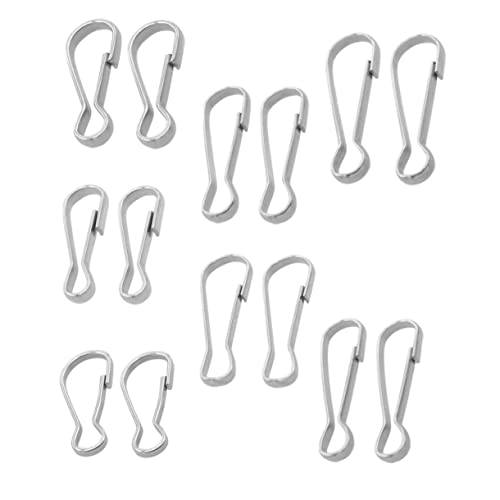 jojofuny 30 Stück Teiliges Edelstahl Snap Hook Rostfreie Metallhaken für DIY Schlüsselanhänger Wäscheleine Outdoor Zubehör Stabile Karabinerhaken für Wandern und Reisen jojofuny 30 Stück Teiliges Edelstahl Snap Hook Rostfreie Metallhaken für DIY Schlüsselanhänger Wäscheleine Outdoor Zubehör Stabile Karabinerhaken für Wandern und Reisen von jojofuny