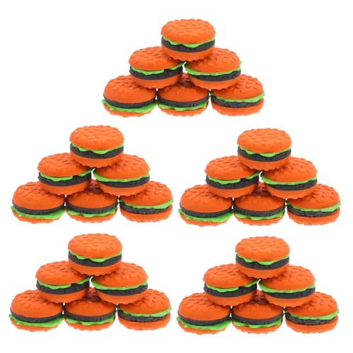 jojofuny 30 Stück Teiliges Kawaii Hamburger Radiergummis für Niedliche Schulmaterialien für Kindergarten Kreative und Klassenzimmerpreise Effektive Tpr Radierer von jojofuny