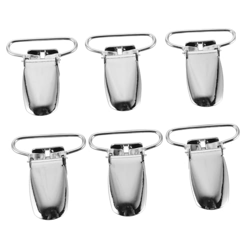 jojofuny 30 Stück Teiliges Metall Duckbill Clips für Hosenträger Rutschfeste Strap Clips mit Sicherem Halt Vielseitige Befestiger für Rucksack Gürtel Hosen Latzhosen Handschuhe und von jojofuny
