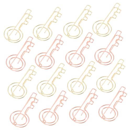 jojofuny 30 Stück Teiliges Schlüsselförmiges Metall Büroklammer Kreative Farbige Papierclips in Gold und Roségold Stilvolle Dokumentenhalter für Büro Schule Lesezeichen Memo und jojofuny 30 Stück Teiliges Schlüsselförmiges Metall Büroklammer Kreative Farbige Papierclips in Gold und Roségold Stilvolle Dokumentenhalter für Büro Schule Lesezeichen Memo und von jojofuny