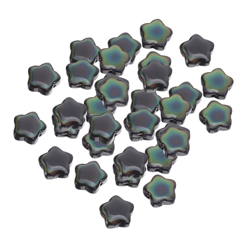 jojofuny 30 Stück Teiliges Temperaturfühlender Glas-sternperlen für Schmuckherstellung Große Loch-spacer-charms Fünfzackige Lose Perlen für Diy-armbänder Halsketten Ohrringe jojofuny 30 Stück Teiliges Temperaturfühlender Glas-sternperlen für Schmuckherstellung Große Loch-spacer-charms Fünfzackige Lose Perlen für Diy-armbänder Halsketten Ohrringe von jojofuny