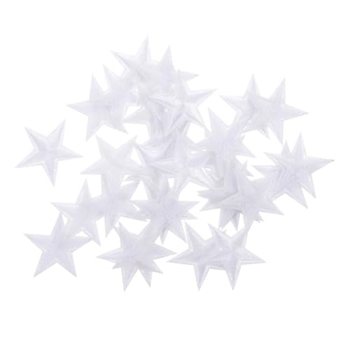 jojofuny 30 Stück Teiliges Weißer Gestickter Stern Aufnäher zum Aufbügeln Patches mit Glitzerndem Rand Langlebig und Hautfreundlich für DIY Kleidung Schuhe Hüte und Taschen jojofuny 30 Stück Teiliges Weißer Gestickter Stern Aufnäher zum Aufbügeln Patches mit Glitzerndem Rand Langlebig und Hautfreundlich für DIY Kleidung Schuhe Hüte und Taschen von jojofuny