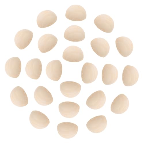 jojofuny 30 Stück Unvollendete Halbe Holzkugeln Mini Hemisphäre für DIY Projekte und Bastelbedarf für und Kreativprojekte Glatt und zum Bemalen und Dekorieren jojofuny 30 Stück Unvollendete Halbe Holzkugeln Mini Hemisphäre für DIY Projekte und Bastelbedarf für und Kreativprojekte Glatt und zum Bemalen und Dekorieren von jojofuny