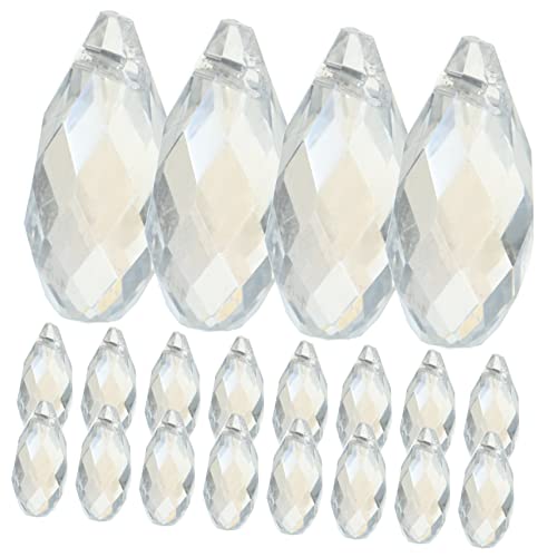 jojofuny 30 Stück Wasserfall Glasperlen für Diy Schmuckherstellung Facettierte Kristallperlen für Armbänder und Kreative Bastelprojekte jojofuny 30 Stück Wasserfall Glasperlen für Diy Schmuckherstellung Facettierte Kristallperlen für Armbänder und Kreative Bastelprojekte von jojofuny