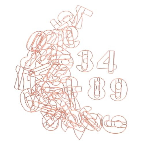 jojofuny 30 Stück kleine Büroklammerverzierungen Papierklammern geformt dokumentieren Datei Büroklammern bürozubehör Zahl Papierklemmen Papierclip Buchleseclips Metall Rose Gold jojofuny 30 Stück kleine Büroklammerverzierungen Papierklammern geformt dokumentieren Datei Büroklammern bürozubehör Zahl Papierklemmen Papierclip Buchleseclips Metall Rose Gold von jojofuny