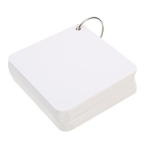 jojofuny 300 Blatt Blanko Karten Papierkarten Memo Karteikarten DIY Notizkarten für Schule Büro Lernen und Kreative Gestaltung von jojofuny