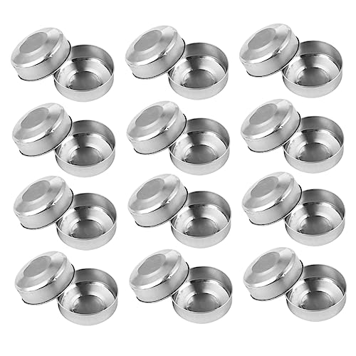 jojofuny 300 Stück Aluminium Kerzenschalen Rund Leere Teelichtbecher zum Kerzenmachen DIY Geruchsneutral Leicht und Kompakt für Hochzeiten und Romantische Anlässe von jojofuny
