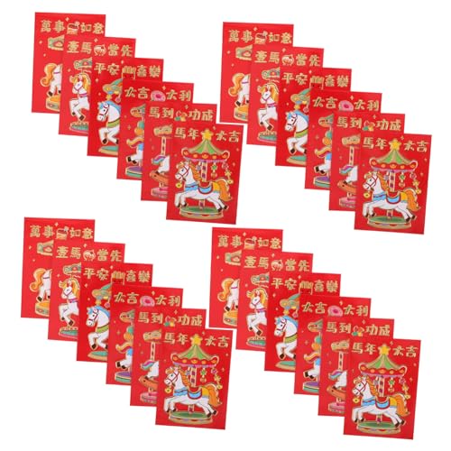jojofuny 300 Stück Chinesische Rote Umschläge Hong Bao Glücksgeldpakete Chinesisches Neujahr 2026 Rote Umschläge Für Frühlingsfest Geburtstag Hochzeit von jojofuny