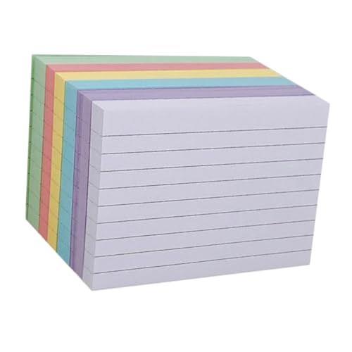 jojofuny 300 Stück Einseitig Linierte Karteikarten, Horizontal Linierte Notizkarten, Lernkarten, Glattes Schreibpapier Für Büro, Schule Und Zuhause jojofuny 300 Stück Einseitig Linierte Karteikarten, Horizontal Linierte Notizkarten, Lernkarten, Glattes Schreibpapier Für Büro, Schule Und Zuhause von jojofuny