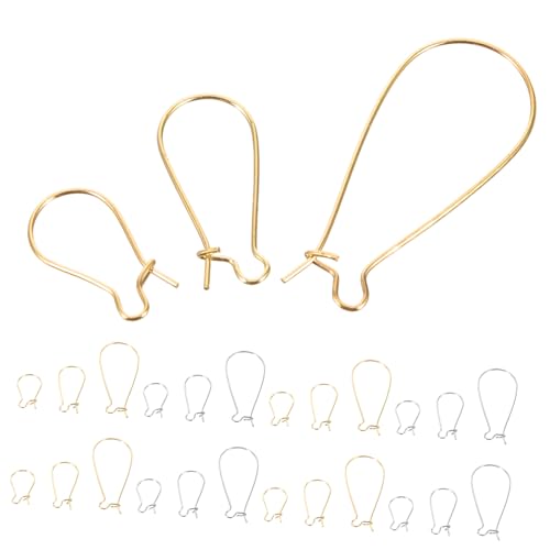 jojofuny 300 Stück Ohrringhaken in Silber und Gold Hochwertige Metall Ohrhaken für DIY Schmuckherstellung Leicht Glatt und Sicher für Ohrringe Basteln jojofuny 300 Stück Ohrringhaken in Silber und Gold Hochwertige Metall Ohrhaken für DIY Schmuckherstellung Leicht Glatt und Sicher für Ohrringe Basteln von jojofuny