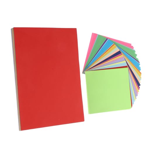 jojofuny 300 Stück Origami Farbiges Zeichenpapier Diy-kartenpapier Scrapbook-karton Farbiges Papier Zum Basteln Papierhandwerk Falten Farbiges Baupapier Scrapbooking-bastelpapier Papierstau von jojofuny