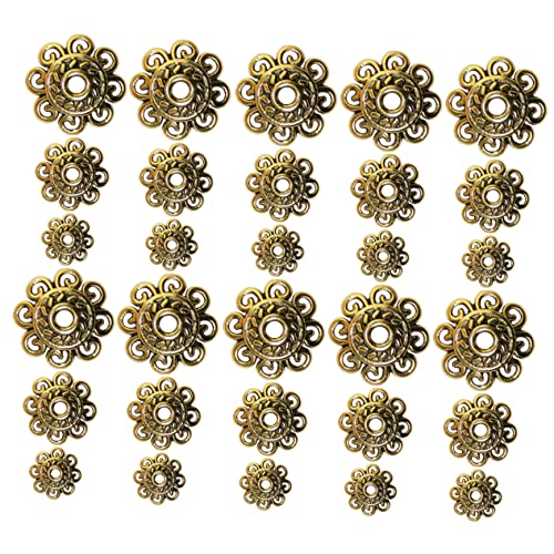 jojofuny 300 Stück Teppichzubehör Ende Herstellung Mädchen Reiz Abstandsperlenkappen bastelset schmuck puppenzubehör Blumenperlen-Endkappen Perlenkappen zum selber basteln Legierung Golden jojofuny 300 Stück Teppichzubehör Ende Herstellung Mädchen Reiz Abstandsperlenkappen bastelset schmuck puppenzubehör Blumenperlen-Endkappen Perlenkappen zum selber basteln Legierung Golden von jojofuny