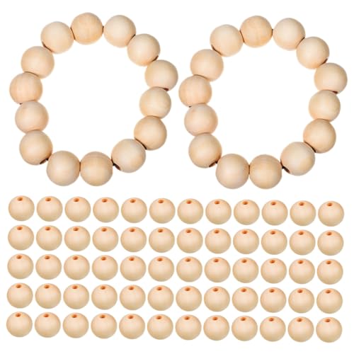 jojofuny 300 Stück Unbehandelte Naturholzperlen Runde Holzperlen mit Loch zum Auffädeln für DIY Schmuck Farmhouse Spacer Beads für Basteln Handgemachte Dekoration jojofuny 300 Stück Unbehandelte Naturholzperlen Runde Holzperlen mit Loch zum Auffädeln für DIY Schmuck Farmhouse Spacer Beads für Basteln Handgemachte Dekoration von jojofuny