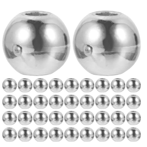 jojofuny 300 Stück runde Abstandsperlen aus Metall, 4 mm, glatte Kupferperlen mit Löchern für Armbänder, Halsketten, Charms, Basteln, Schmuckherstellung, Zubehör jojofuny 300 Stück runde Abstandsperlen aus Metall, 4 mm, glatte Kupferperlen mit Löchern für Armbänder, Halsketten, Charms, Basteln, Schmuckherstellung, Zubehör von jojofuny