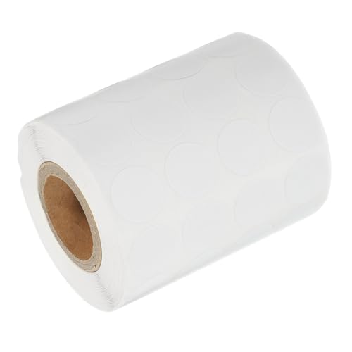 jojofuny 3000 Stück Runde Selbstklebende Punktaufkleber Weiße Blanko Etiketten für DIY Beschriftungen Durchmesser Kennzeichnen von Aufbewahrungsboxen Gläsern und von jojofuny