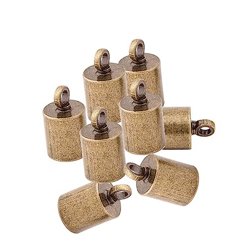 jojofuny 300Stücke Messing Endkappen Für Lederbänder DIY Schmuckzubehör Für Armbänder Und Halsketten Für Handgefertigte Schmuckteile jojofuny 300Stücke Messing Endkappen Für Lederbänder DIY Schmuckzubehör Für Armbänder Und Halsketten Für Handgefertigte Schmuckteile von jojofuny
