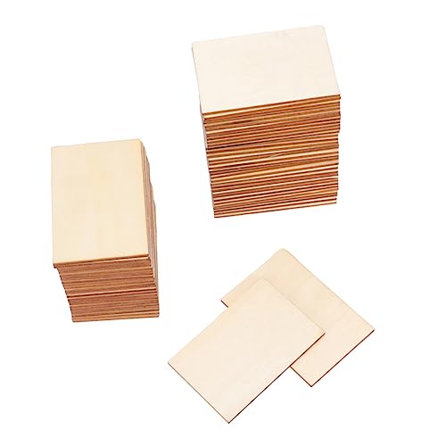 jojofuny 30Stücke DIY Holzstücke Rechteckige Dicke Holzplatten für Handwerk und Dekoration für Bastelprojekte Geburtstags und Weihnachtsfeiern jojofuny 30Stücke DIY Holzstücke Rechteckige Dicke Holzplatten für Handwerk und Dekoration für Bastelprojekte Geburtstags und Weihnachtsfeiern von jojofuny